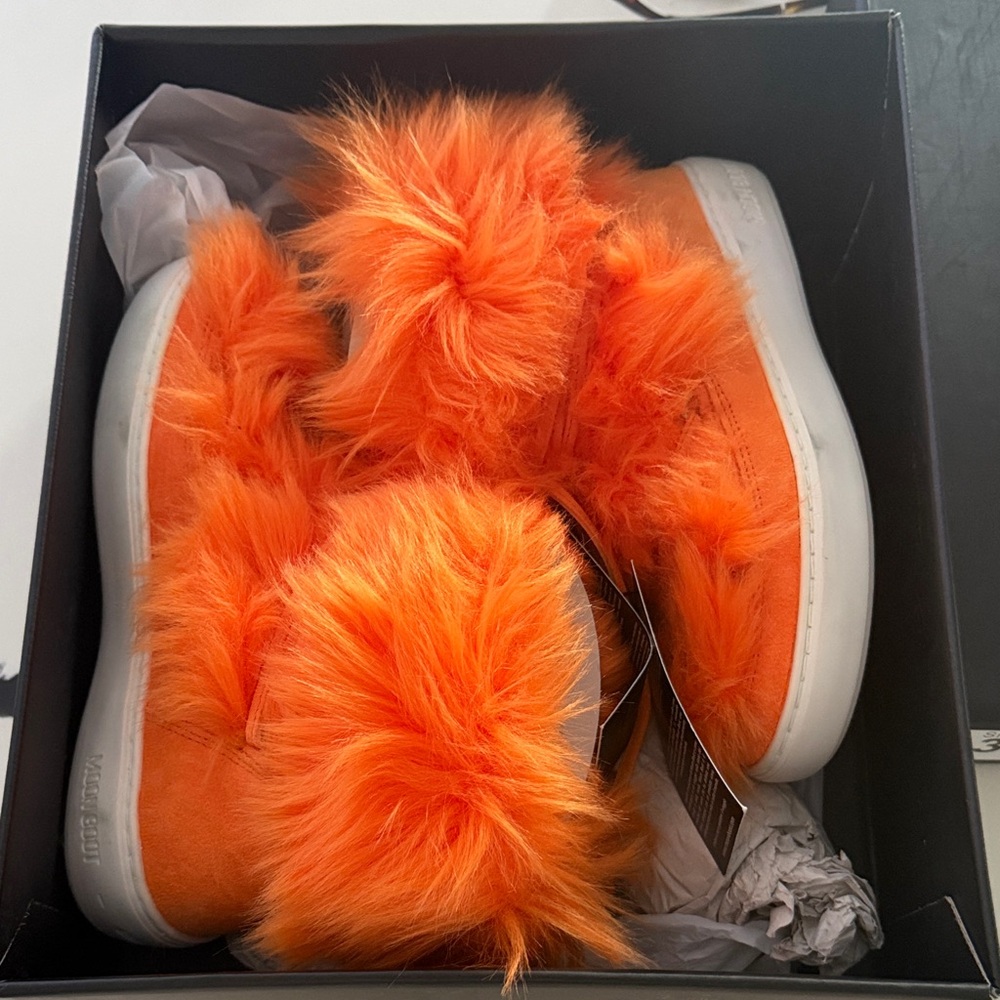 Moon Boot Orange Ankle Boots